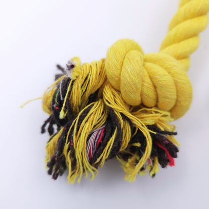 Mjuk hundleksak – Tygfigur med repben för lek